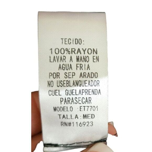 Easel Open Front Duster Long Coverup Womens Size M Gray Fringe - Picture 9 of 9